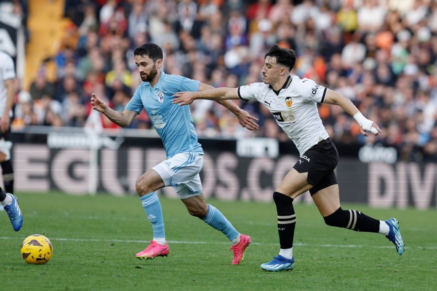 LaLiga: Valência e Celta empatam em jogo equilibrado no Mestalla